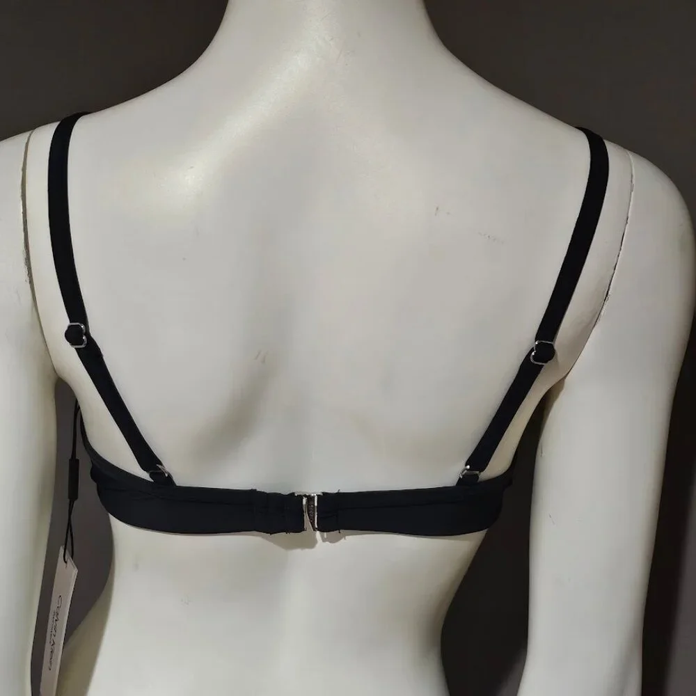 Calvin Klein Twisted Solid Bikini Top - Picture 4 of 8